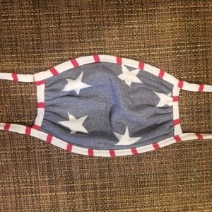 MADE IN USA Red White Blue Stars & Stripes Mask